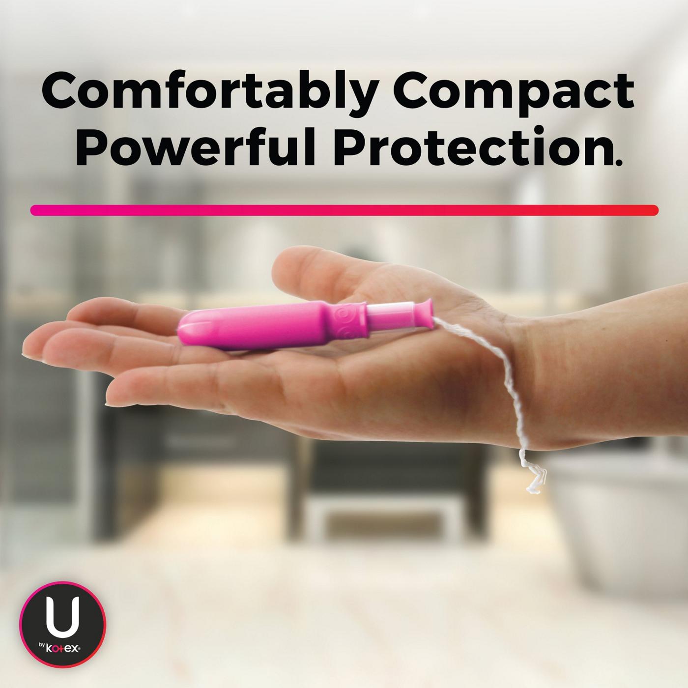 U By Kotex Click Compact Super Plus Tampons; image 2 of 6