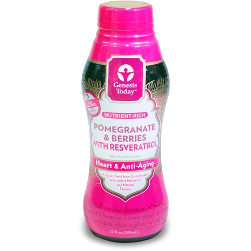 Genesis Today Pomegranate and Berries With Resveratrol Super Juice