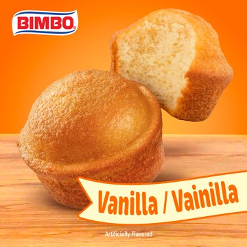 Bimbo Vanilla Muffins, 8 ct