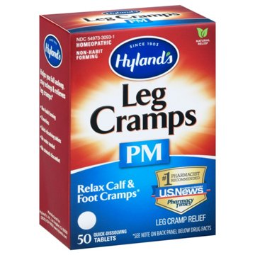 Hyland's Leg Cramps PM Nighttime Cramp Relief Tablets, 50 ct