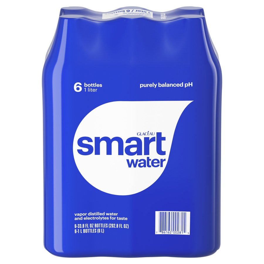 Smartwater 1 Liter 24/Pack