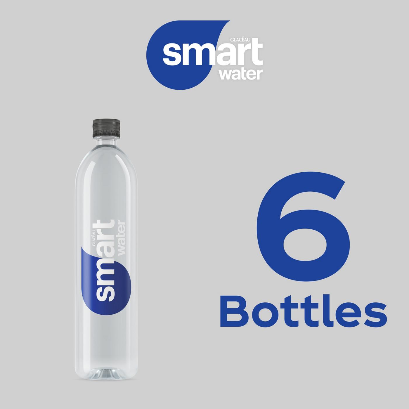 Glaceau Smartwater Vapor Distilled Electrolyte Water 1 L Bottles; image 3 of 7