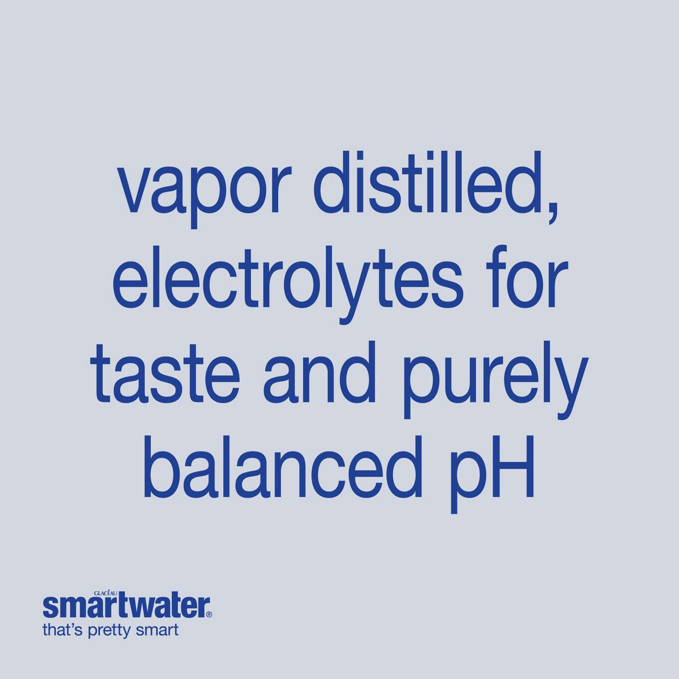 Glaceau Smartwater Vapor Distilled Electrolyte Water 1 L Bottles; image 5 of 7