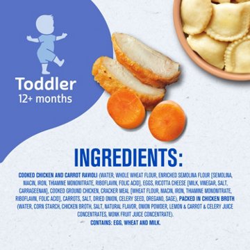Gerber Mealtime for Toddle Pick-Ups - Chicken & Carrot Ravioli