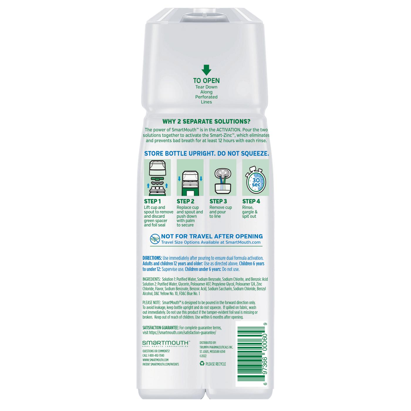 Smart Mouth Alcohol Free 24 Hour Mouthwash - Fresh Mint; image 2 of 2