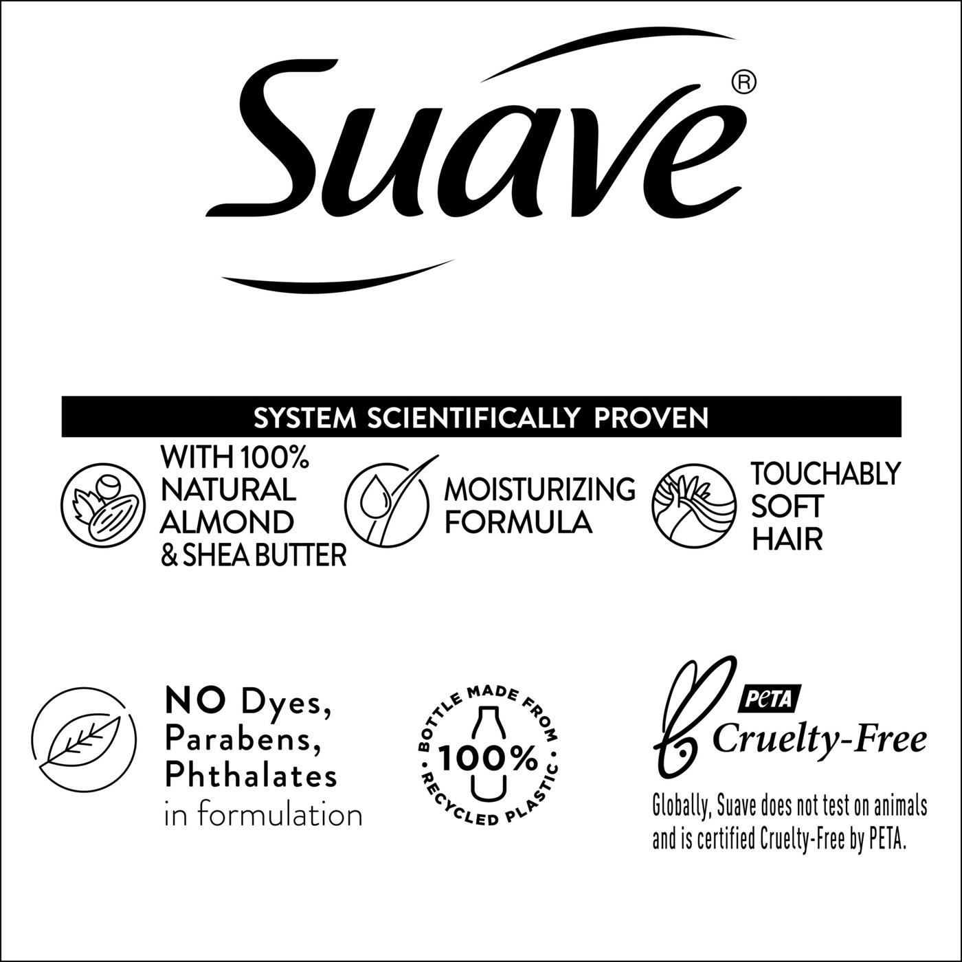 Suave Moisturizing Conditioner - Almond + Shea Butter; image 2 of 10