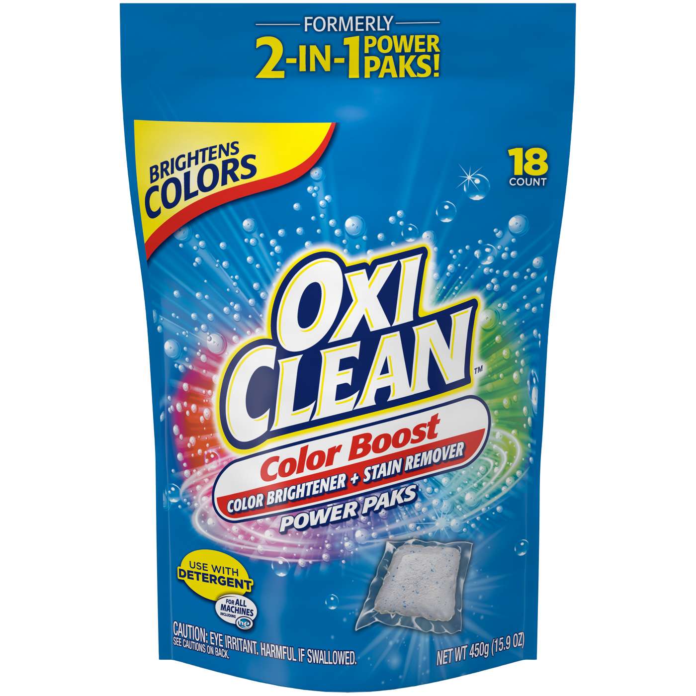 OxiClean Color Boost Laundry Color Brightener & Stain Remover Power Paks; image 1 of 2