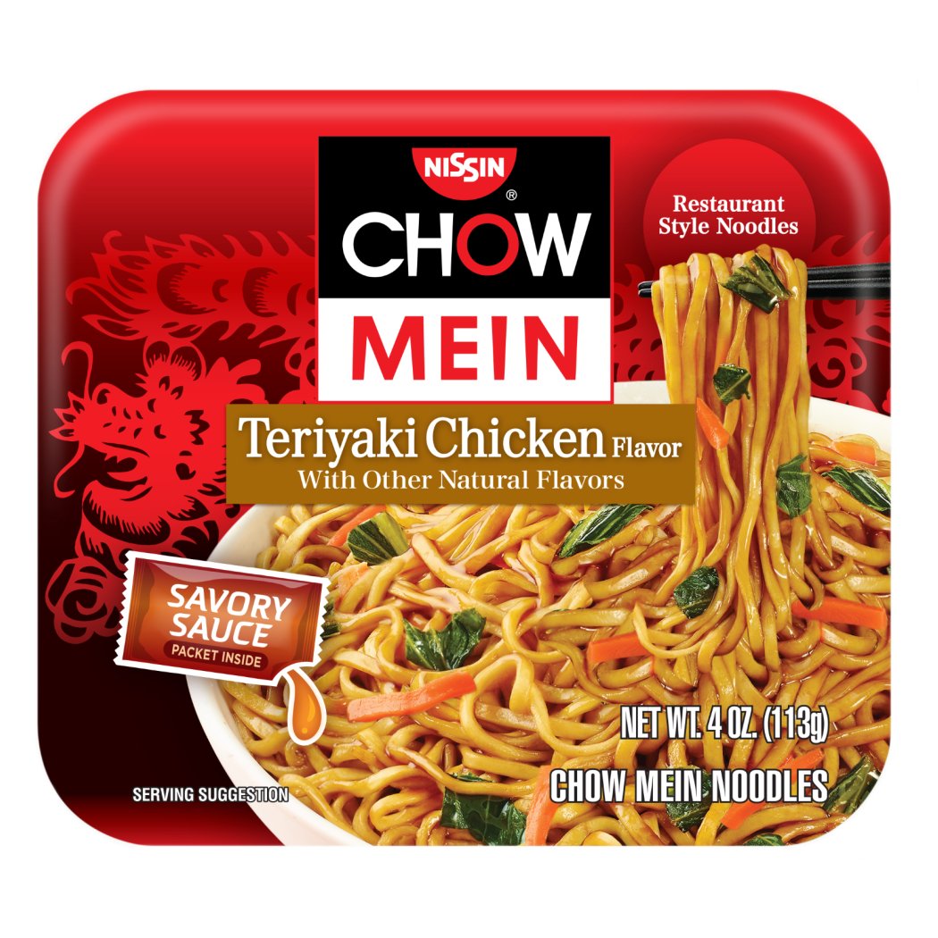 Nissin Chow Mein Teriyaki Chicken Flavor Noodles - Shop Pantry Meals at  H-E-B