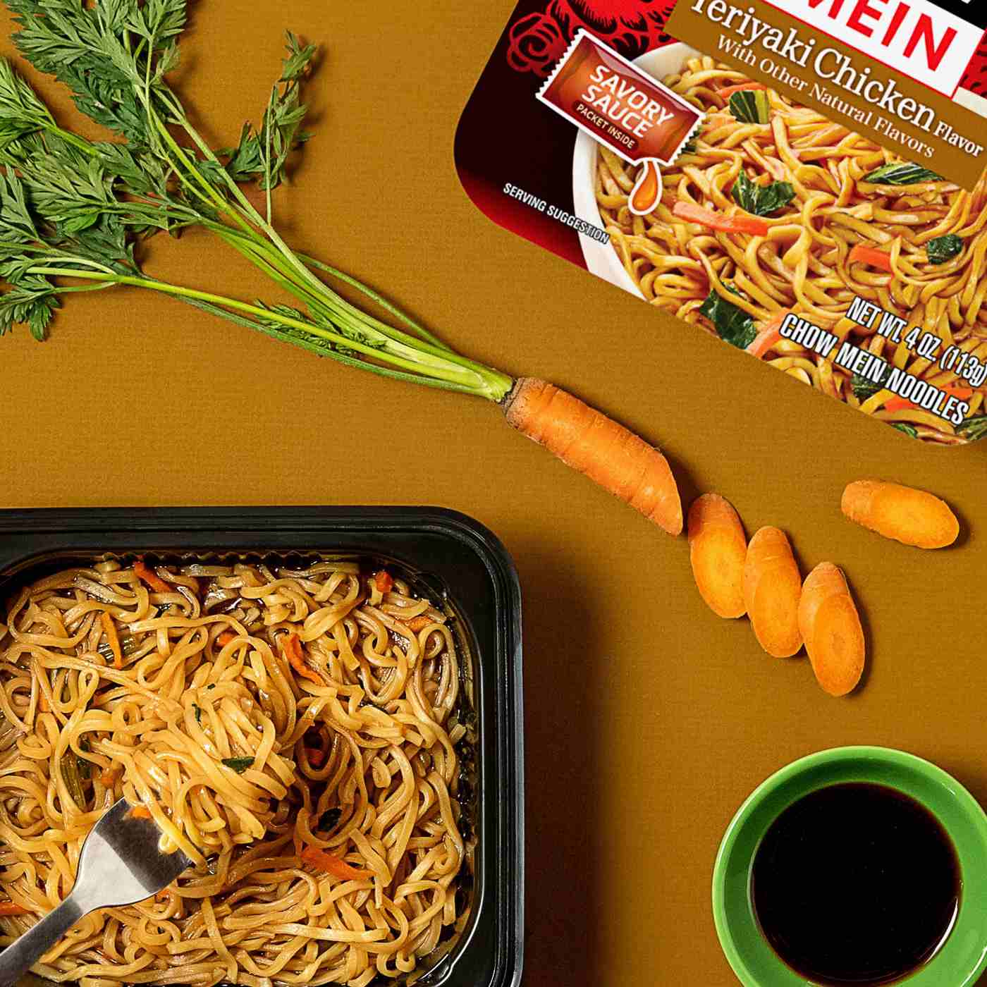 Nissin Chow Mein Teriyaki Chicken Flavor Noodles; image 2 of 5