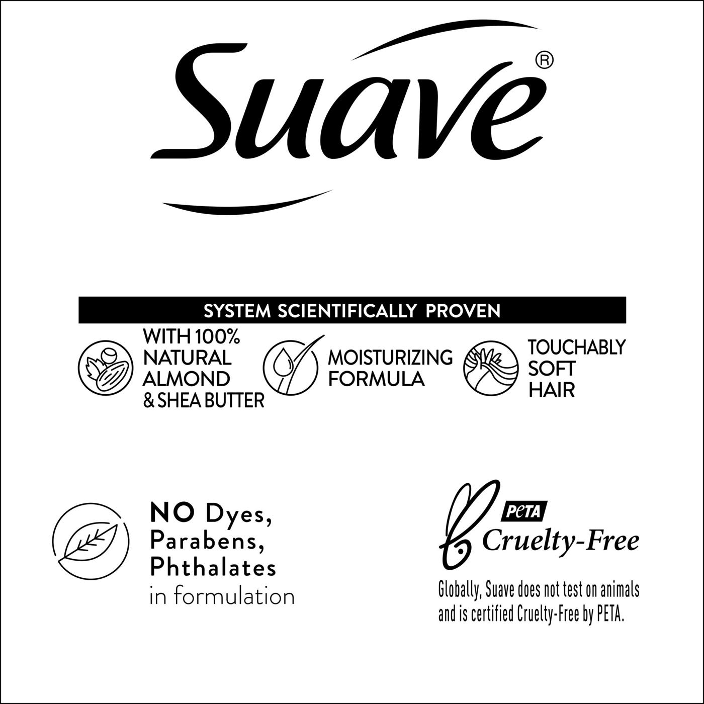 Suave Moisturizing Shampoo - Almond & Shea Butter; image 9 of 11