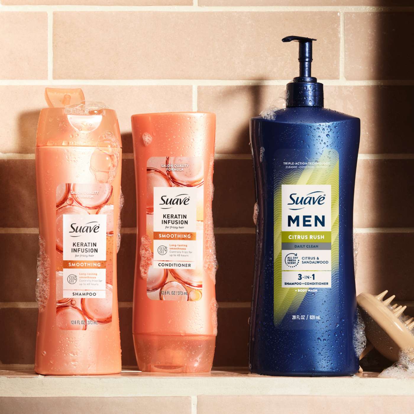 Suave Men 3-in-1 Shampoo, Conditioner & Body Wash - Citrus Rush; image 6 of 9