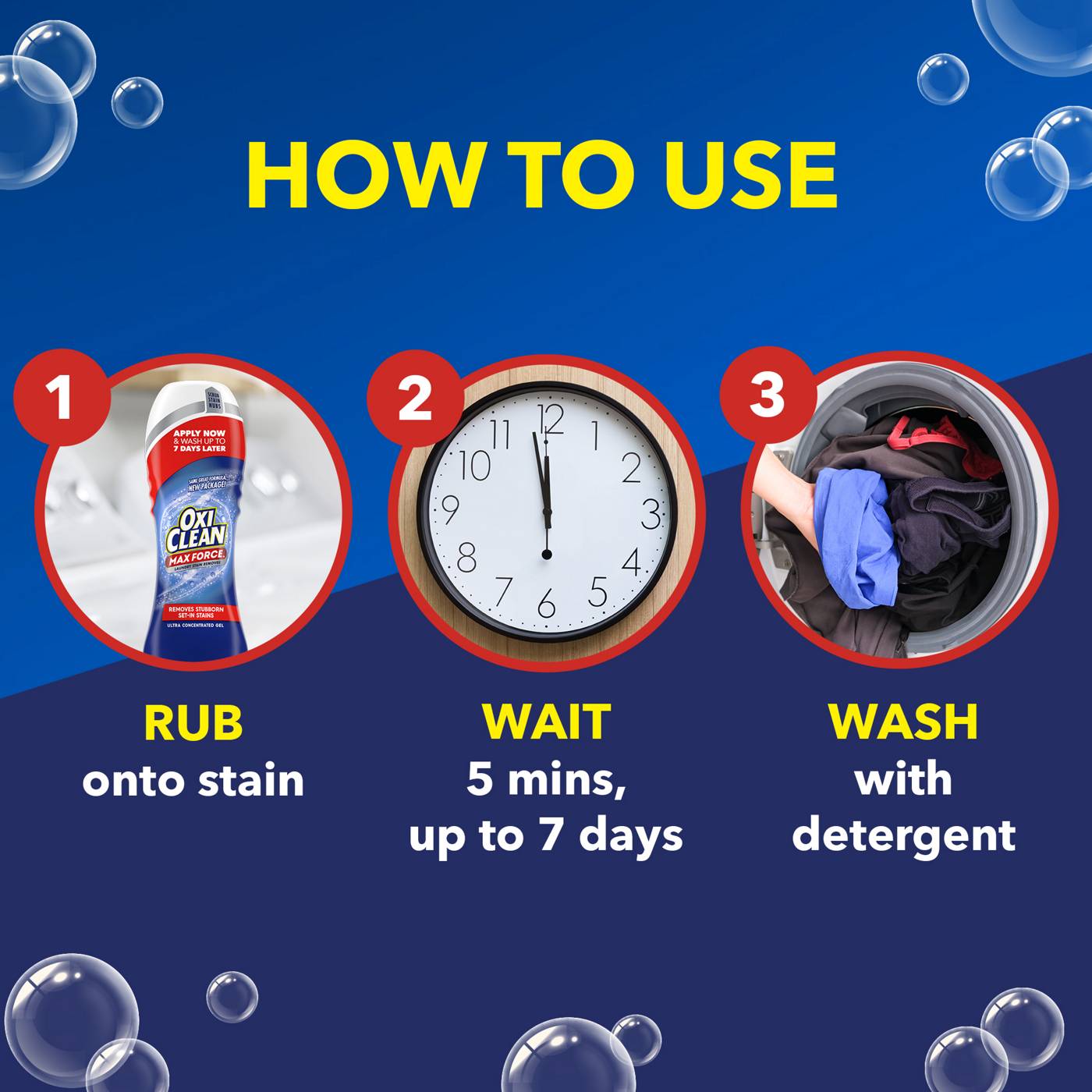 OxiClean Max Force Laundry Stain Remover Gel Stick; image 6 of 12