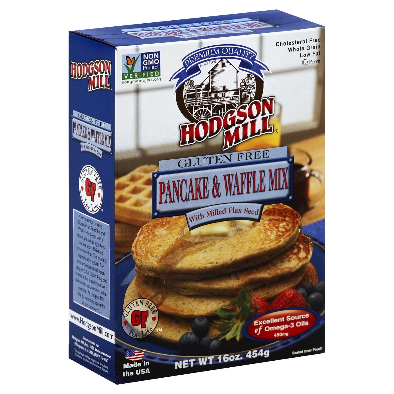 Hodgson Mill Gluten Free Pancake and Waffle Mix with Milled Flax Seed
