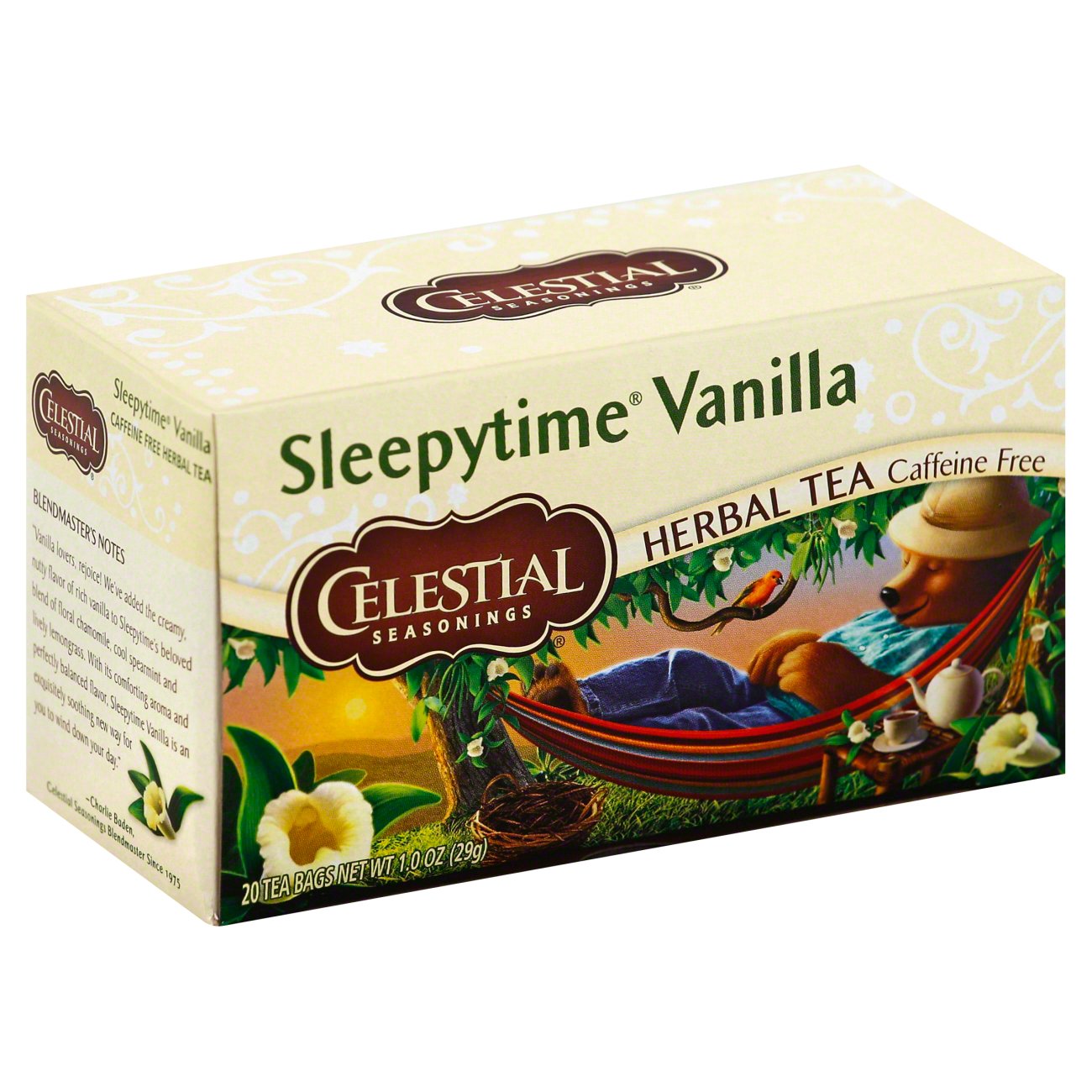 Celestial Seasonings Sleepytime Vanilla Caffeine Free Herbal Tea Bags