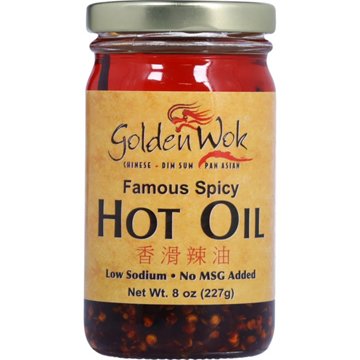 Golden Wok Famous Spicy Hot Chili Oil, 8 oz
