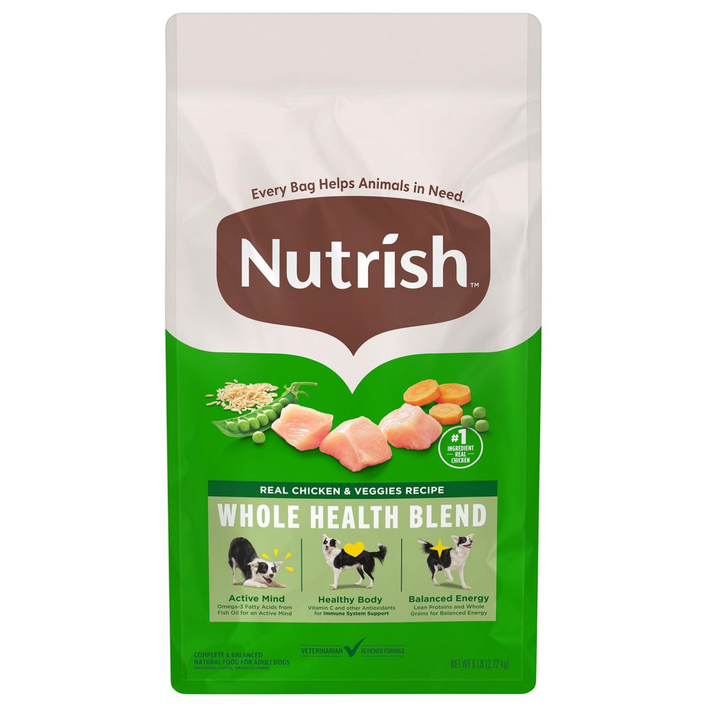 Rachael Ray Nutrish Real Chicken & Veggies Recipe Natural Dry Dog Food; image 1 of 8