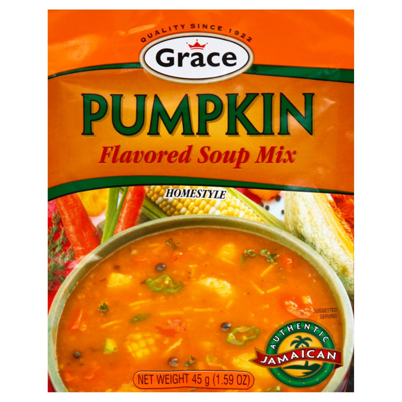 Grace Soup Mix, Pumpkin Flavored, Homestyle 45g – Jacobs Imports