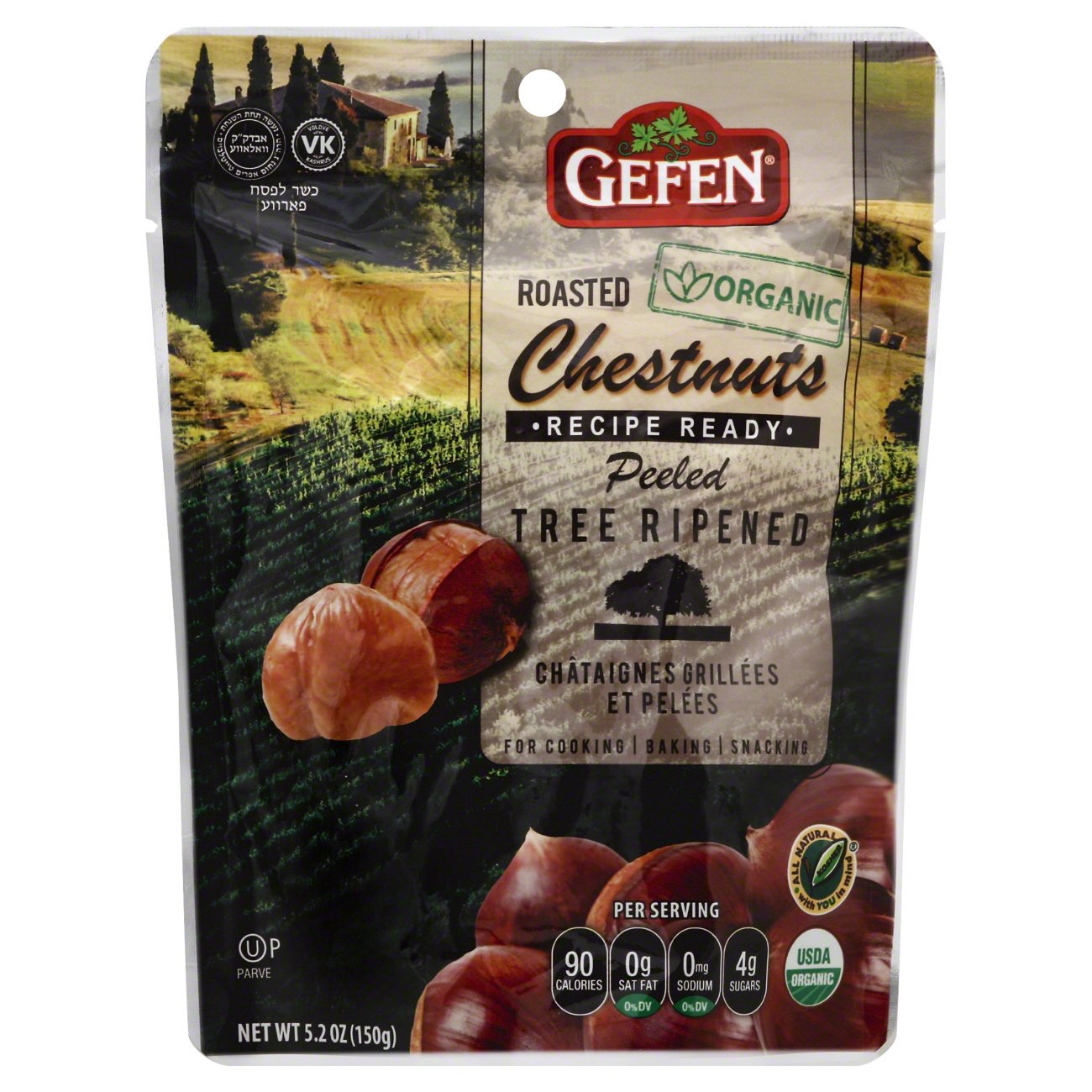 Gefen Roasted and Peeled Whole Chestnuts Shop Nuts & seeds at HEB