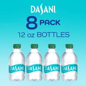 Dasani Purified Water 8 pk Bottles