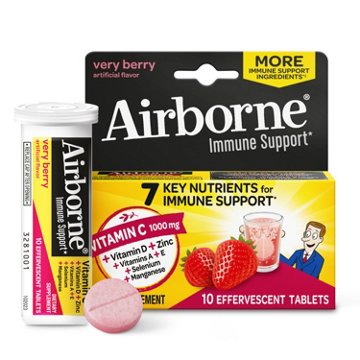 Airborne Effervescent Tablets Very Berry