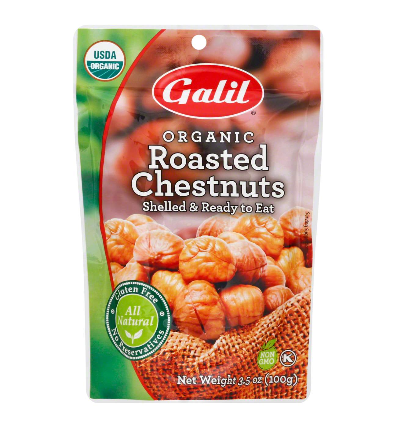 galil Kosher Organic Roasted Chestnuts; image 1 of 2