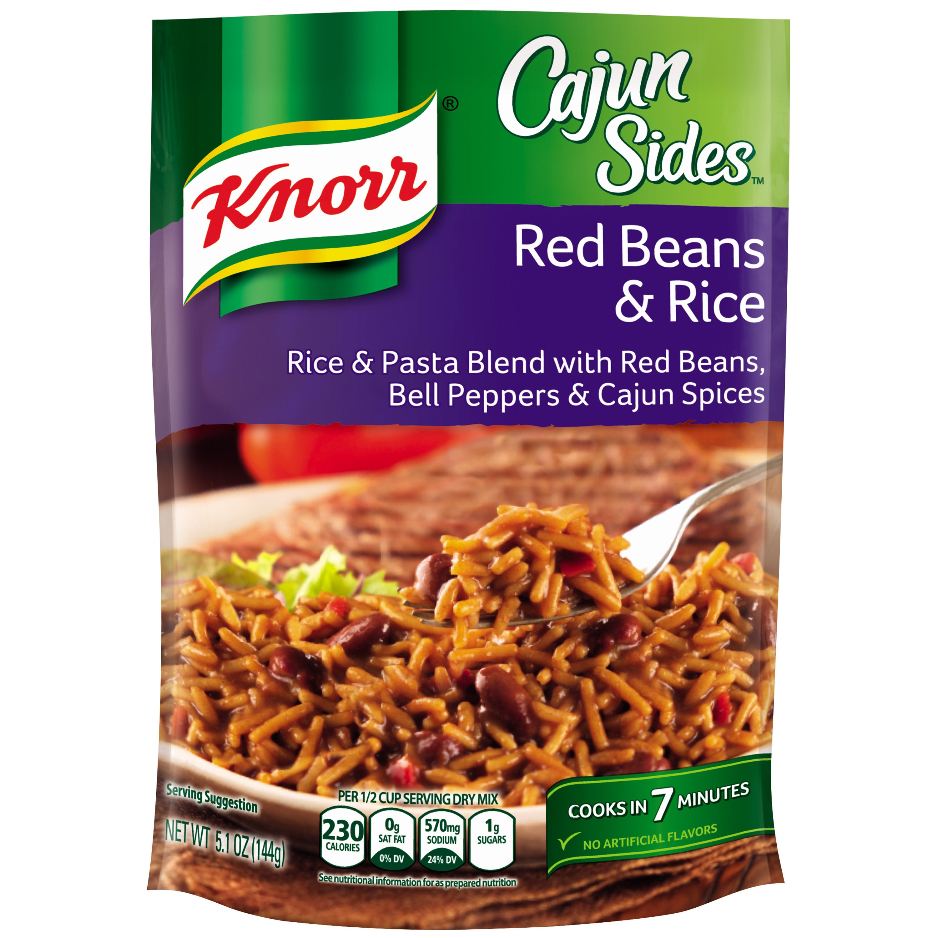 Knorr Cajun Sides Rice Side Dish Red Beans & Rice Shop Pantry Meals at HEB