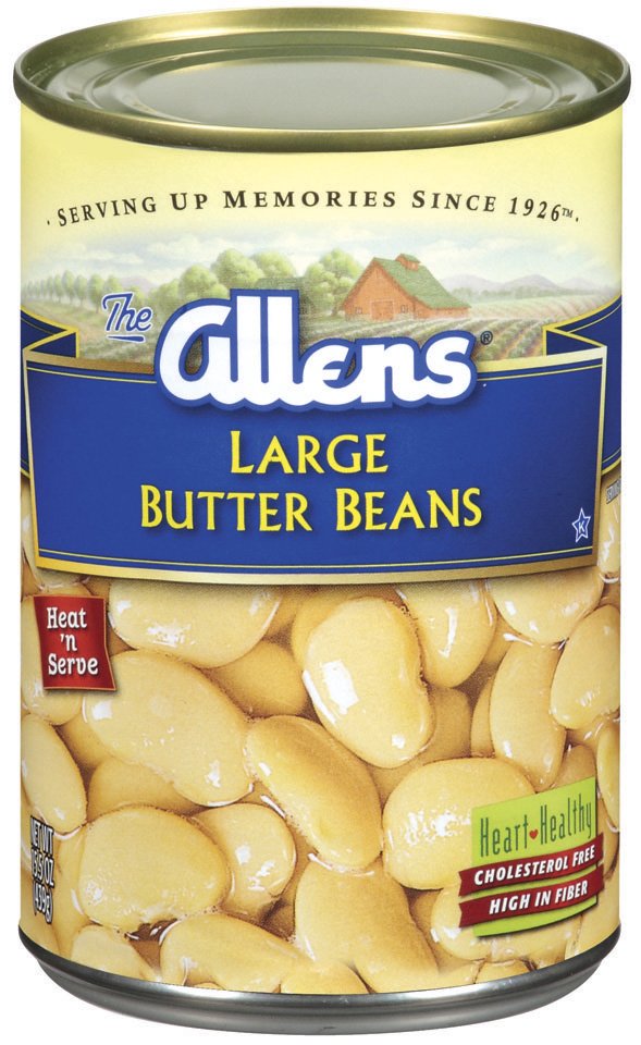 Allens Large Butter Beans Shop Beans & Legumes at HEB
