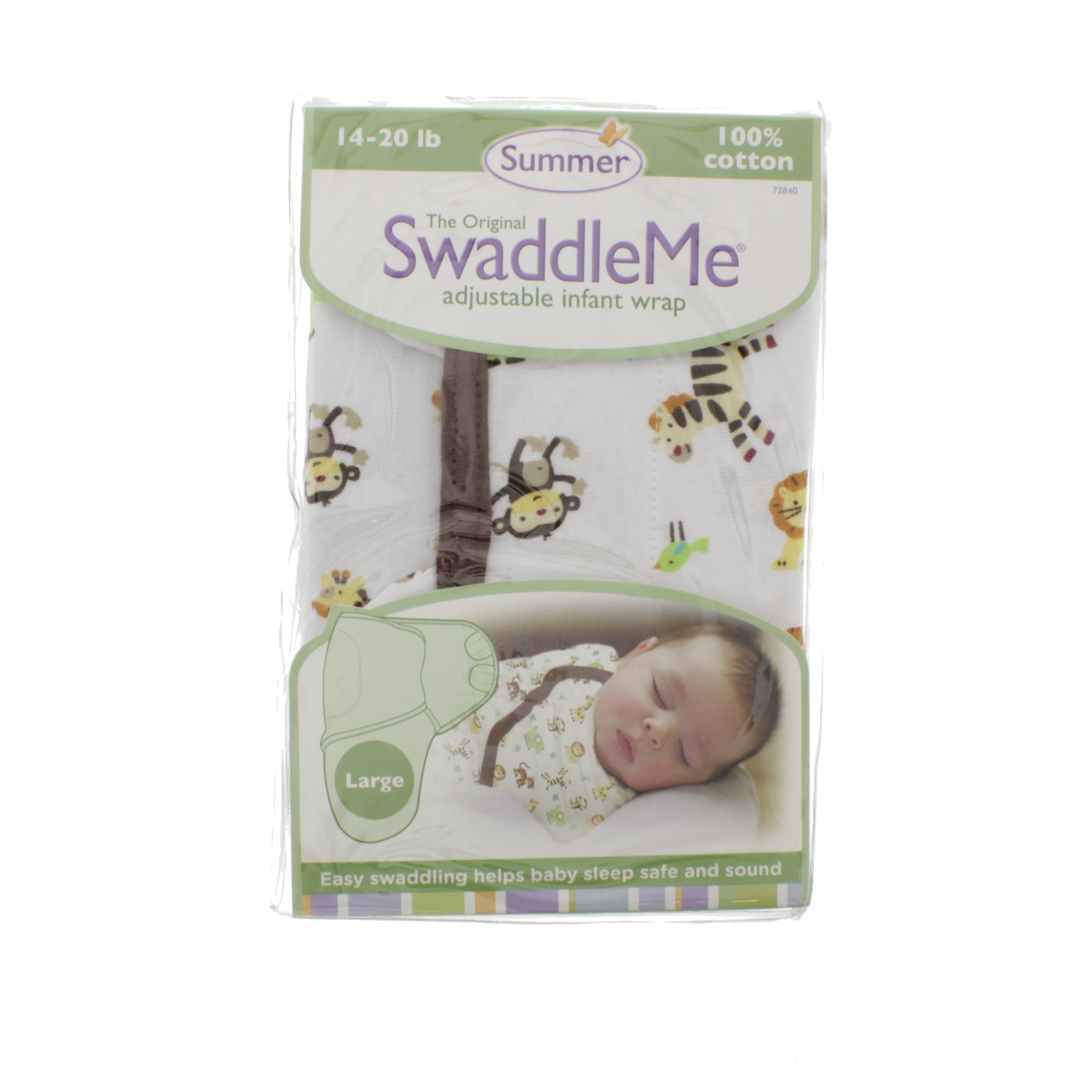 swaddleme adjustable infant wrap