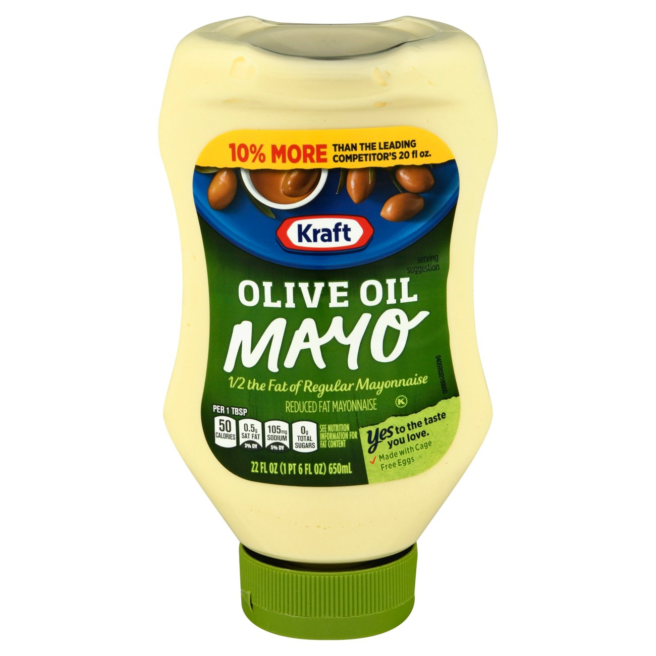 Kraft Mayo Reduce Fat Mayonnaise with Olive Oil Squeeze Bottle Shop