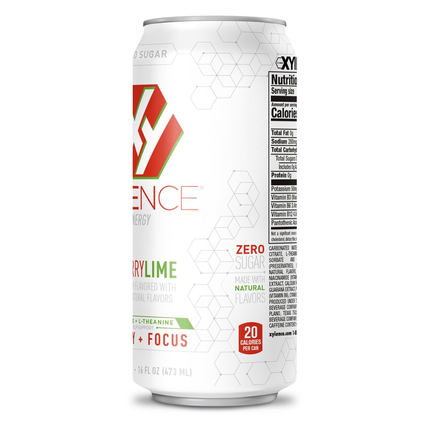 XYIENCE Zero Sugar Energy Drink - Cherry Lime; image 5 of 6