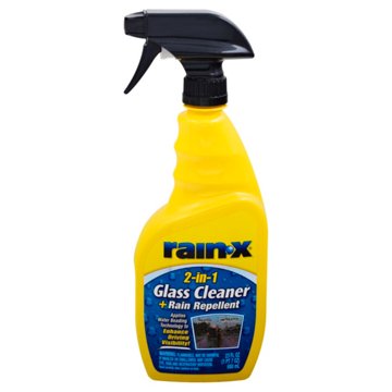 Rain-X 2-in-1 Glass Cleaner + Rain Repellant Spray, 23 oz
