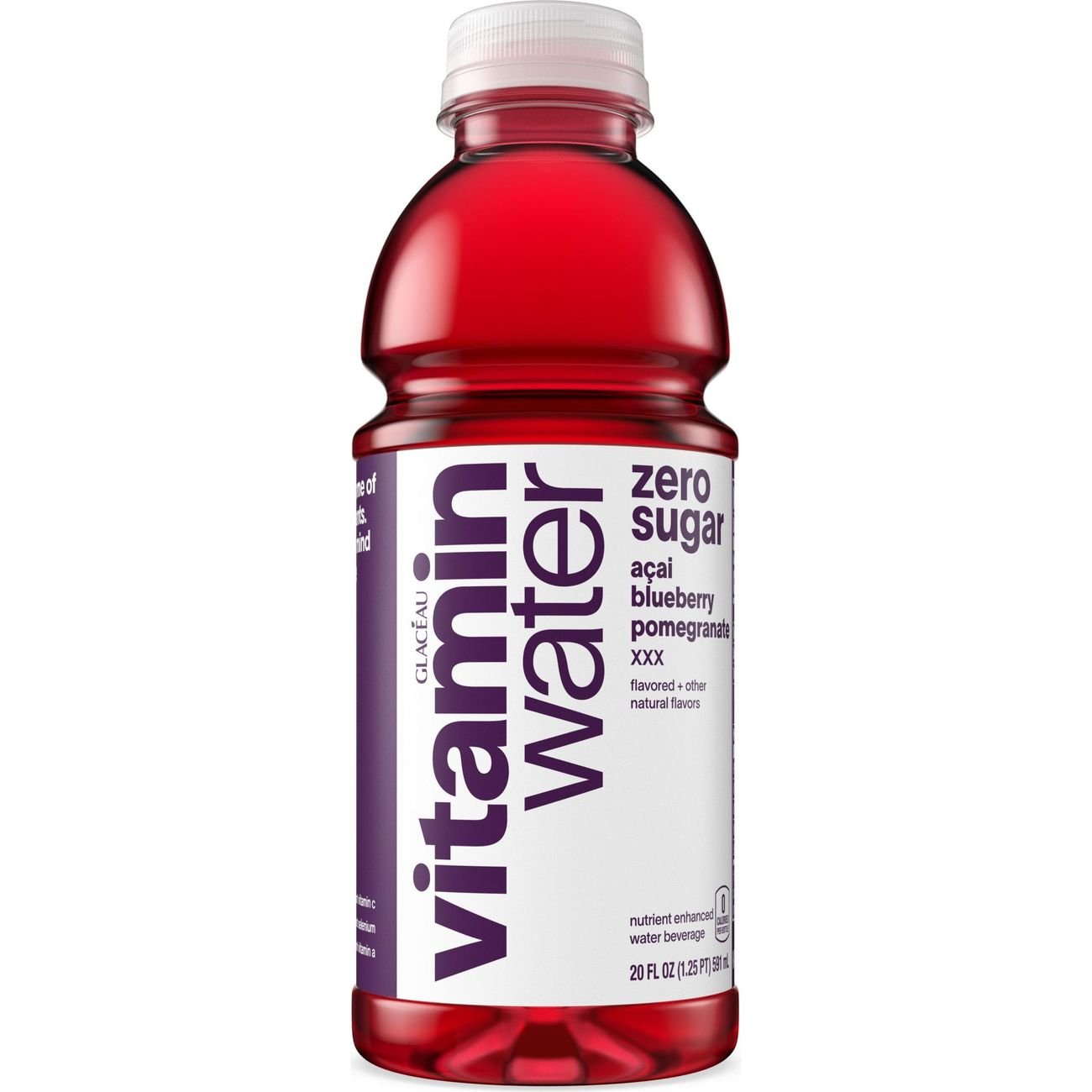 Glaceau Vitaminwater Zero XXX AcaiBlueberryPomegranate Water Beverage