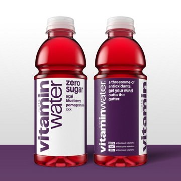Glaceau Vitaminwater Zero Sugar XXX Acai Blueberry Pomegranate Nutrient Enhanced Water Beverage