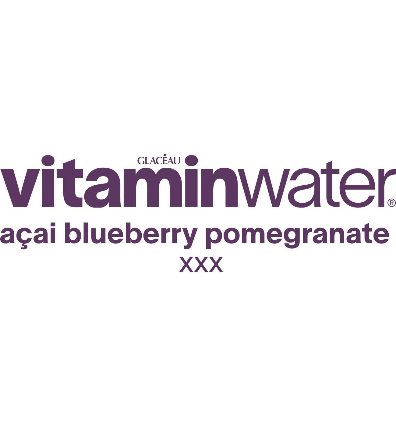 Glaceau Vitaminwater Zero Sugar XXX Acai Blueberry Pomegranate Nutrient Enhanced Water Beverage; image 5 of 7