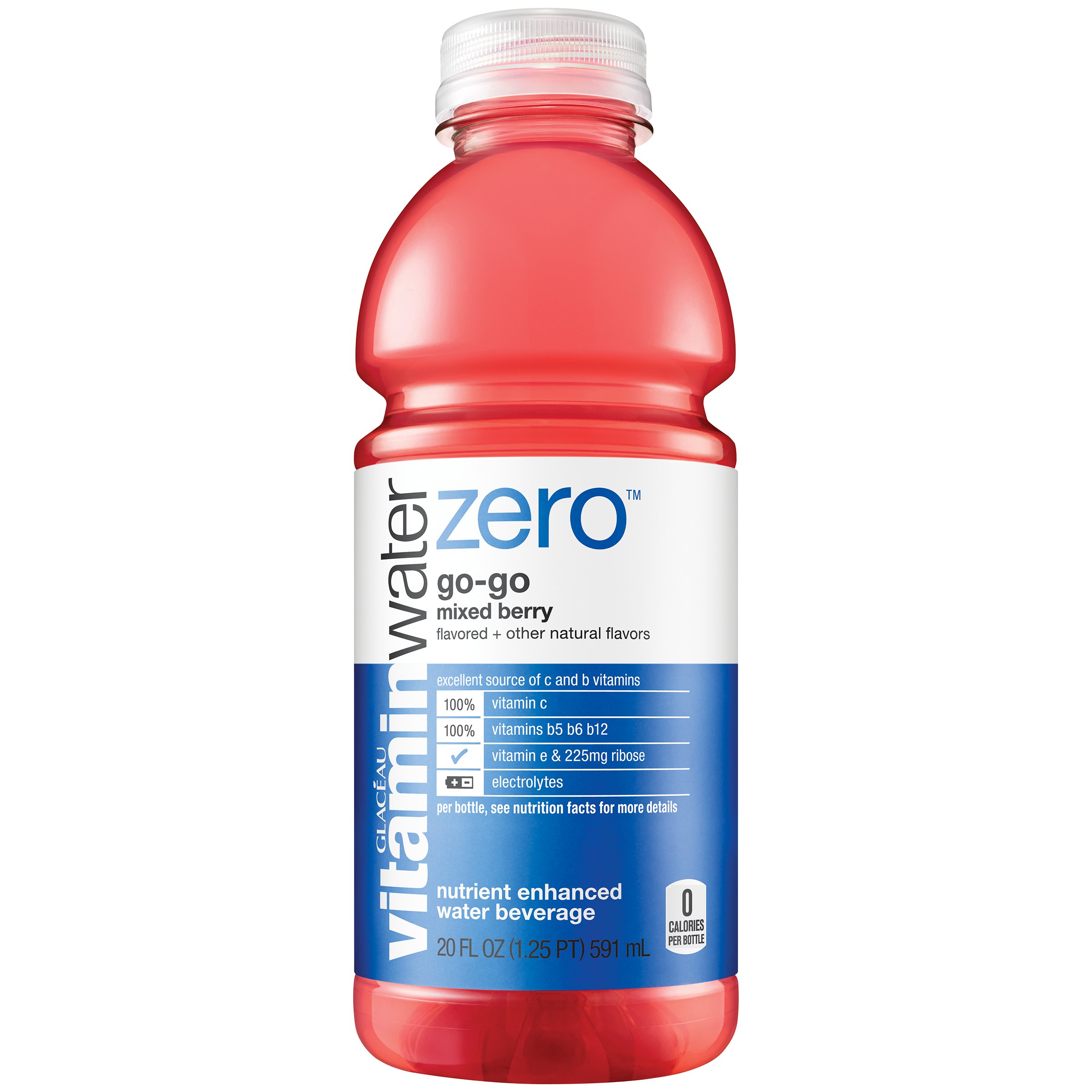 Glaceau Vitaminwater Zero Nutrient Enhanced GoGo Naturally Sweetened