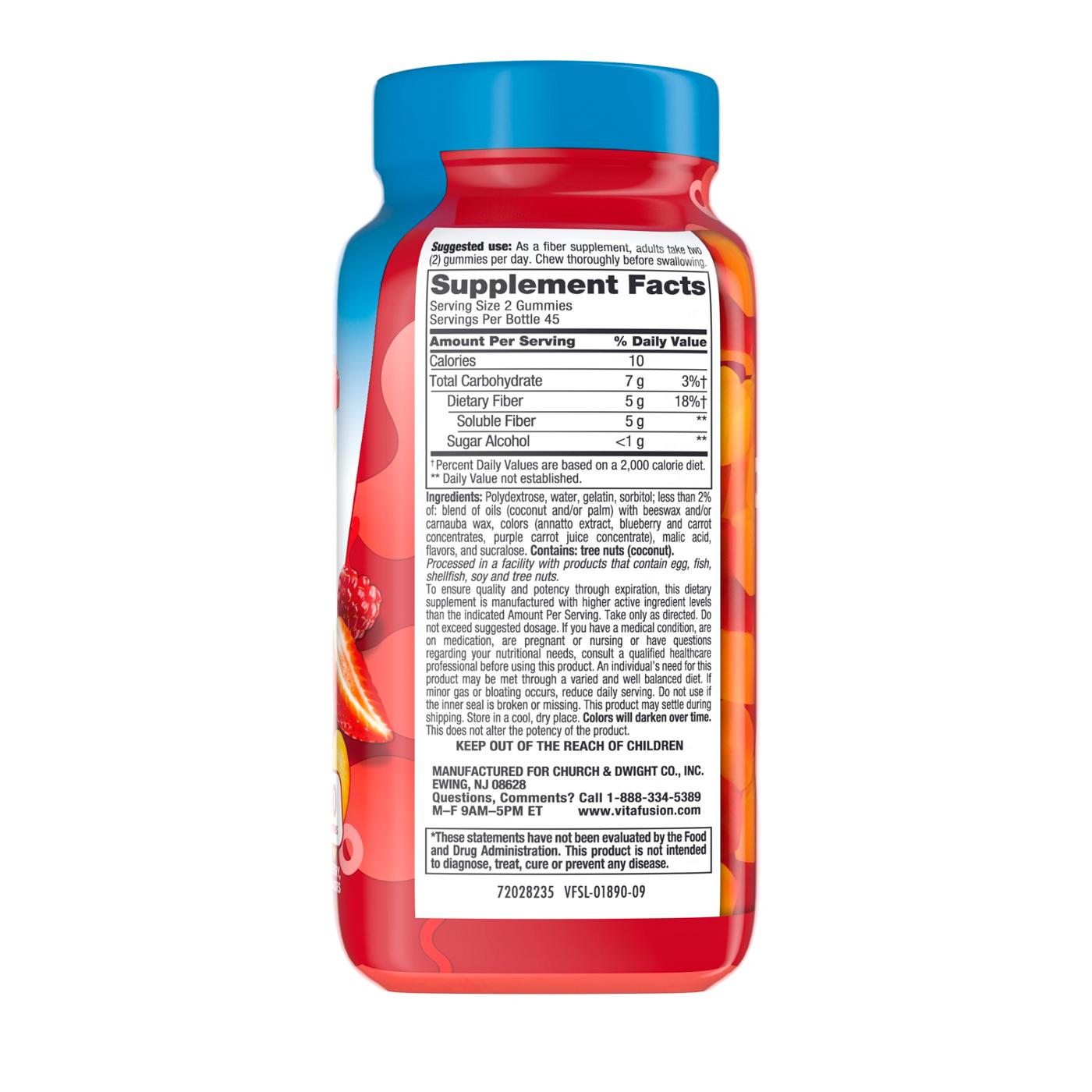 Vitafusion Fiber Well Sugar Free Gummies - Peach, Strawberry, & Berry; image 2 of 6