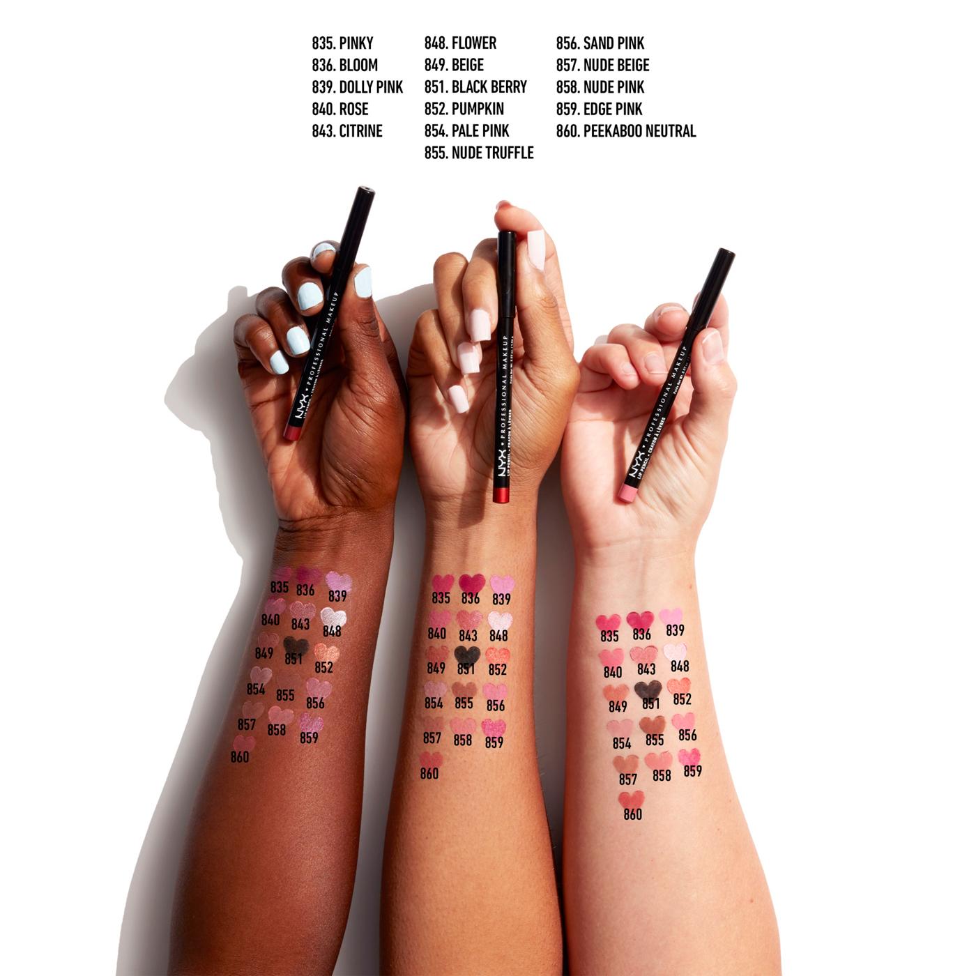 NYX Slim Lip Pencil - Cabaret; image 4 of 6