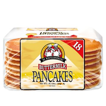 De Wafelbakkers Frozen Pancakes - Buttermilk, 18 ct