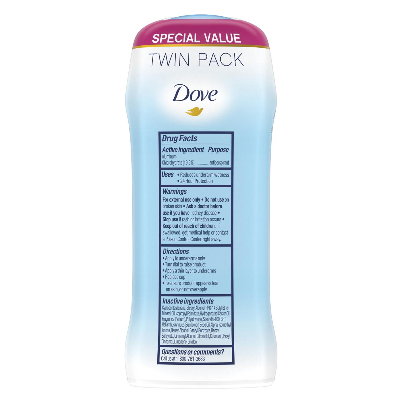 Dove Invisible Solid Powder Antiperspirant Deodorant Stick; image 4 of 13