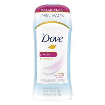 Dove Invisible Solid Antiperspirant Deodorant - Powder, 2.6 oz
