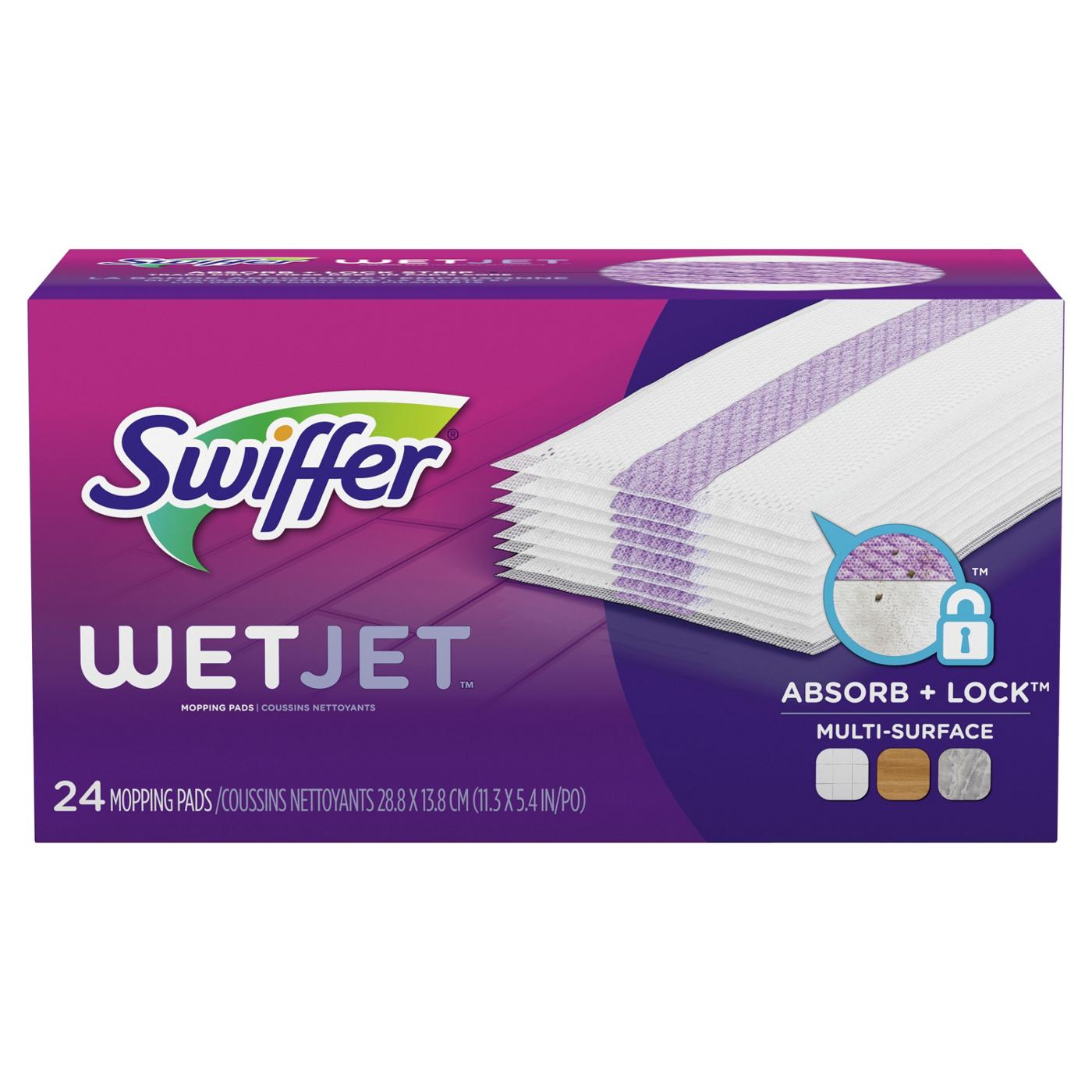 Swiffer WetJet Multi Surface Floor Cleaner Spray Mop Pad Refill; image 3 of 6