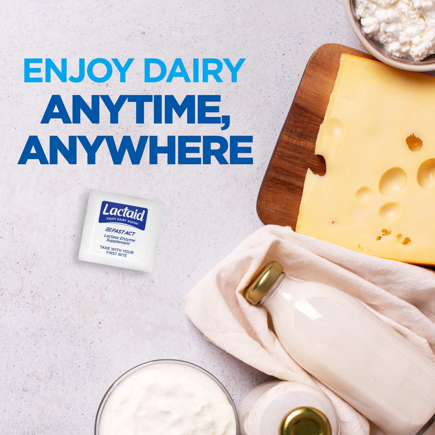 Lactaid Fast Act Lactose Relief Chewables - Vanilla Twist; image 3 of 5