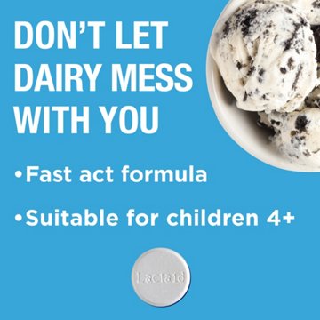 Lactaid Fast Act Lactose Relief Chewables - Vanilla Twist