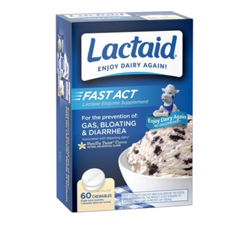 Lactaid Fast Act Lactose Relief Chewables - Vanilla Twist