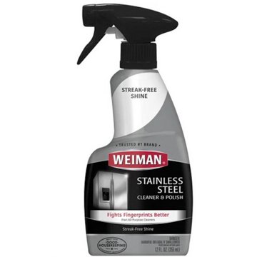 Weiman Stainless Steel Cleaner & Polish Spray, 12 oz