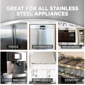 Weiman Stainless Steel Cleaner & Polish Spray, 12 oz