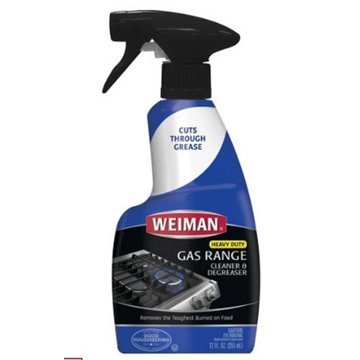 Weiman Gas Range Cleaner & Degreaser Spray, 12 oz