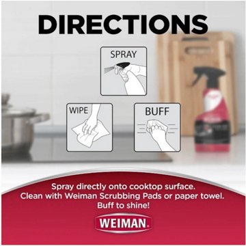 Weiman Cook Top Cleaner Spray, 12 oz