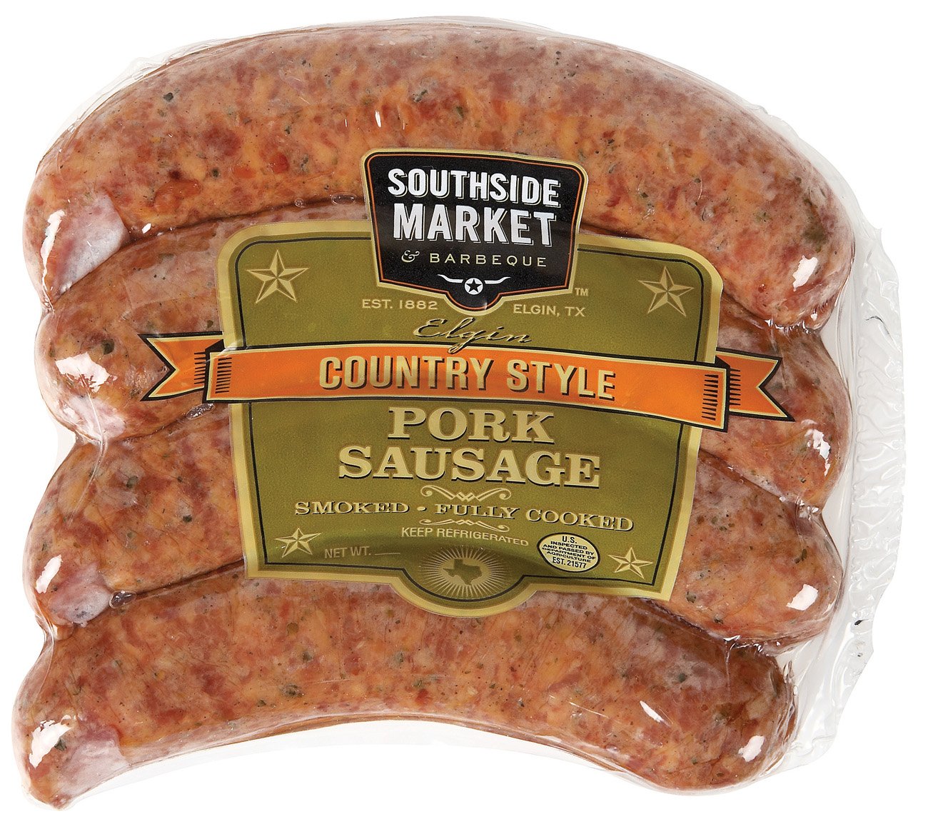 Southside Market & Barbeque Country Style Pork Sausage Shop Sausage