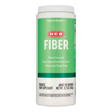 H-E-B Flavor Free Clear Fiber Supplement, 12.3OZ